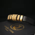 Lederarmband Herren Gold Premium Magnetverschluss paare uniqal